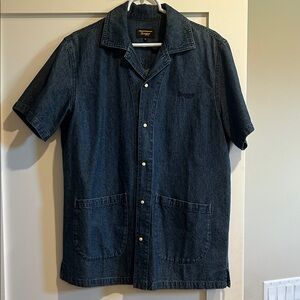 Seager Denim Short-Sleeve Button Down